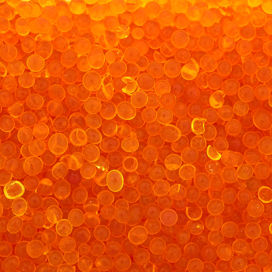 Silica Gel Beads Orange to Green, 35mm
