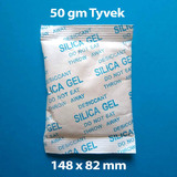 Silica Gel 50 gram Packets - Tyvek