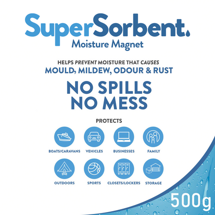SuperSorbent Moisture Absorber - 500 Grams | 1pc
